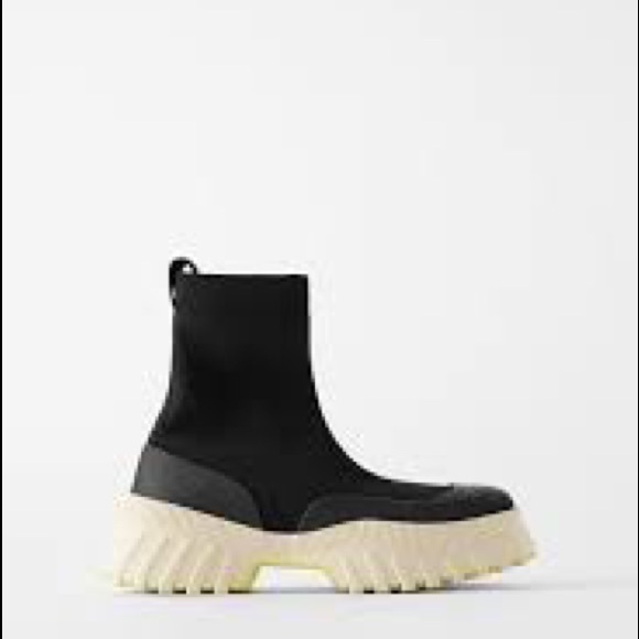 Zara chunky socks boots - Picture 4 of 9